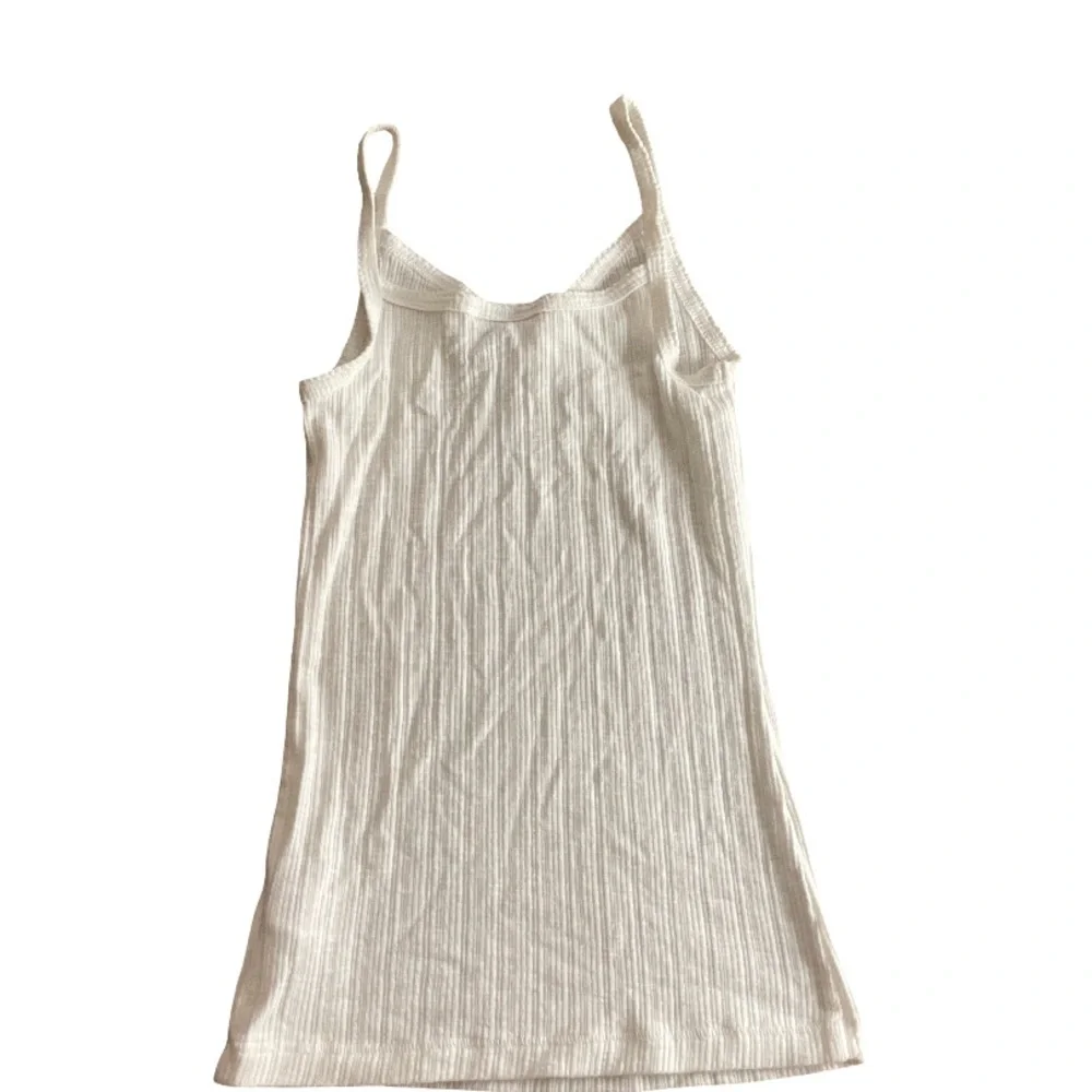 Universal Thread Cream Ribbed Top - Picture 3 of 3